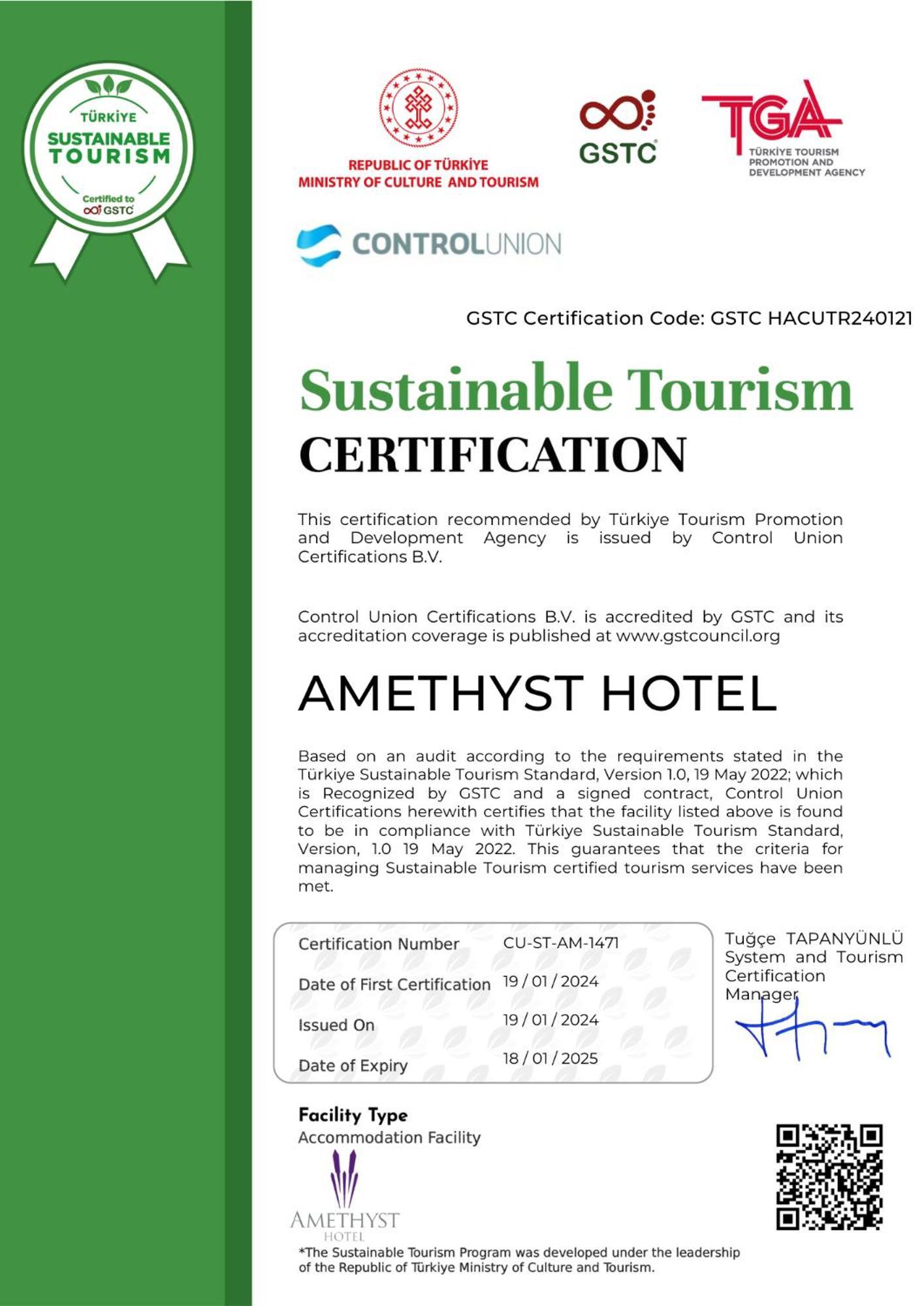 Amethyst Готель Стамбул
